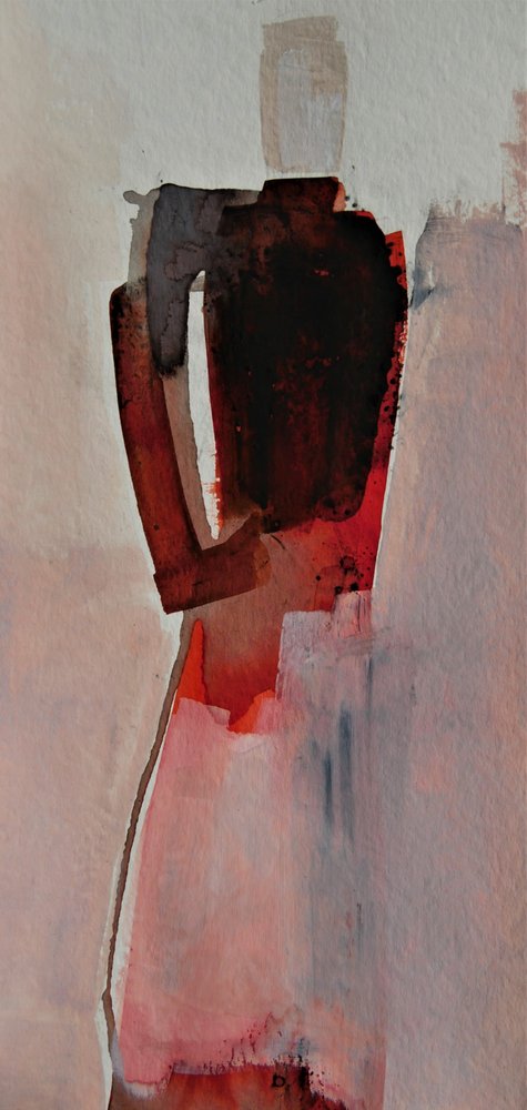 Figure rouge expressive - Doris Schmitz