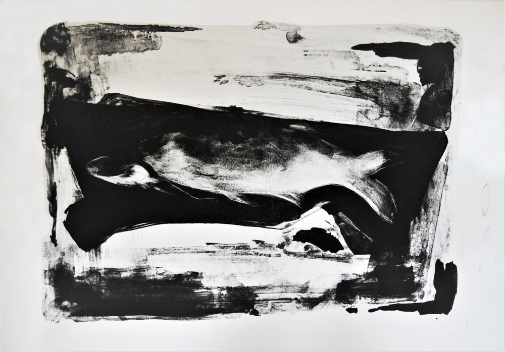 Fluid Black Shape - Doris Schmitz
