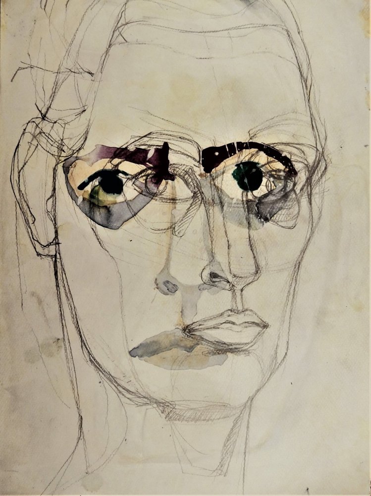 Portrait au regard intense - Doris Schmitz