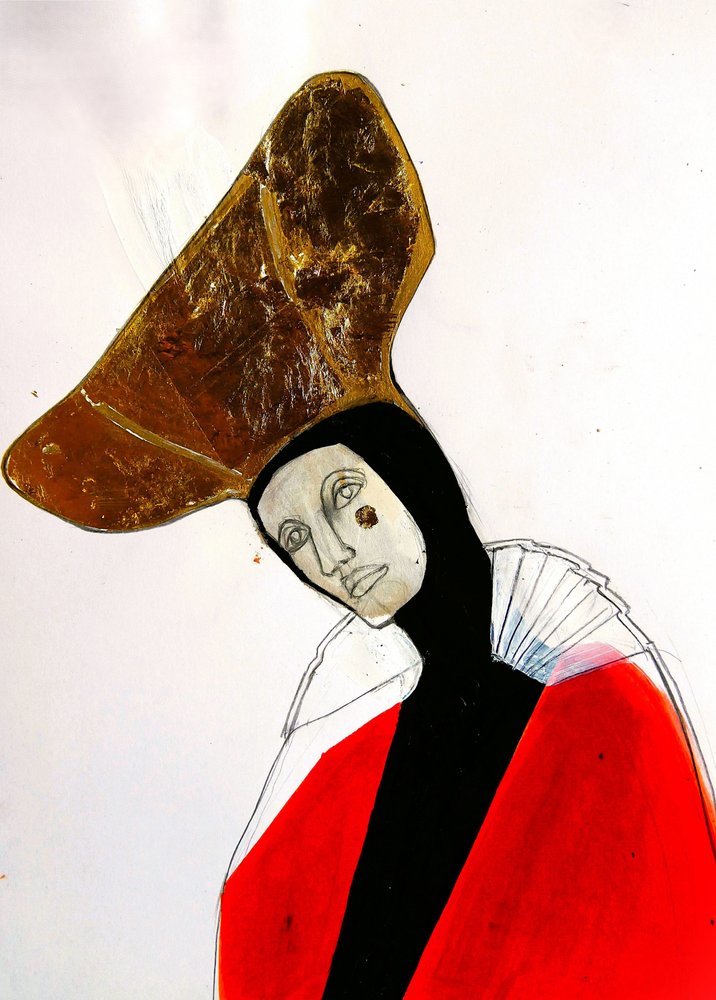 Le mystérieux personnage au chapeau doré - Doris Schmitz