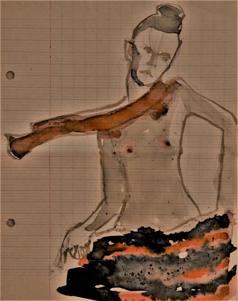 Croquis de nu - Doris Schmitz