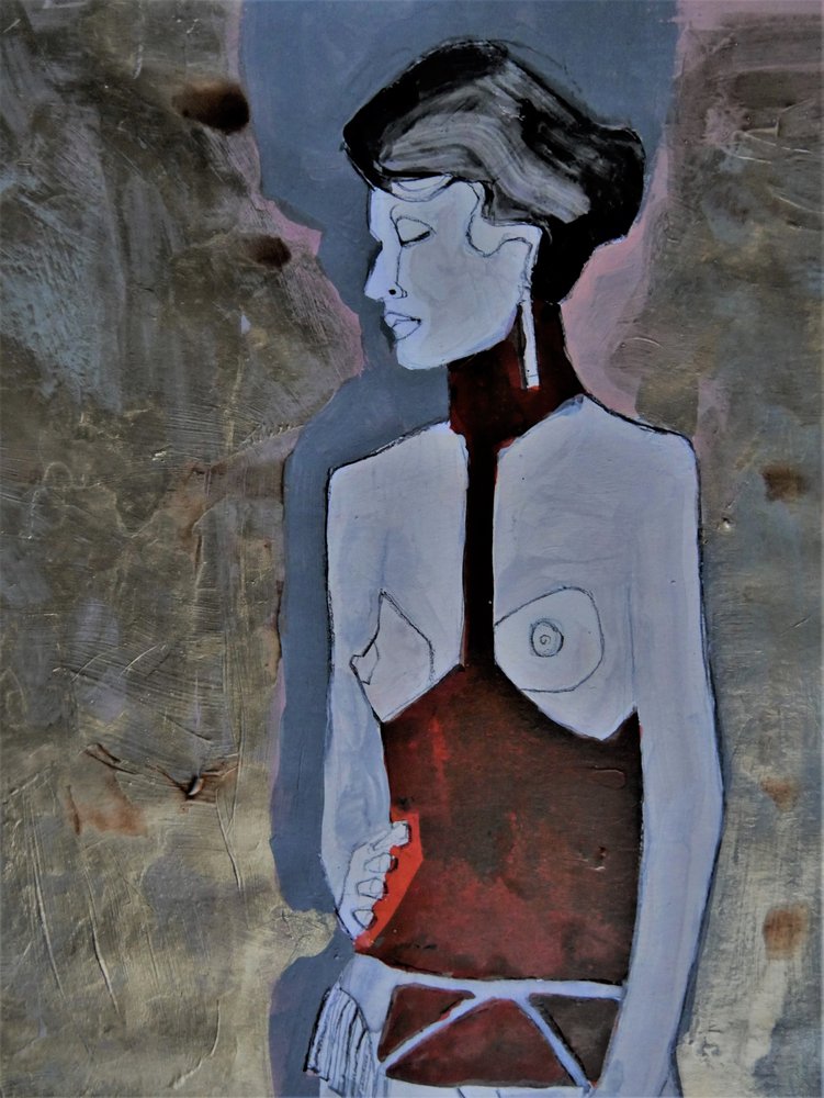 Femme moderne pensive - Doris Schmitz