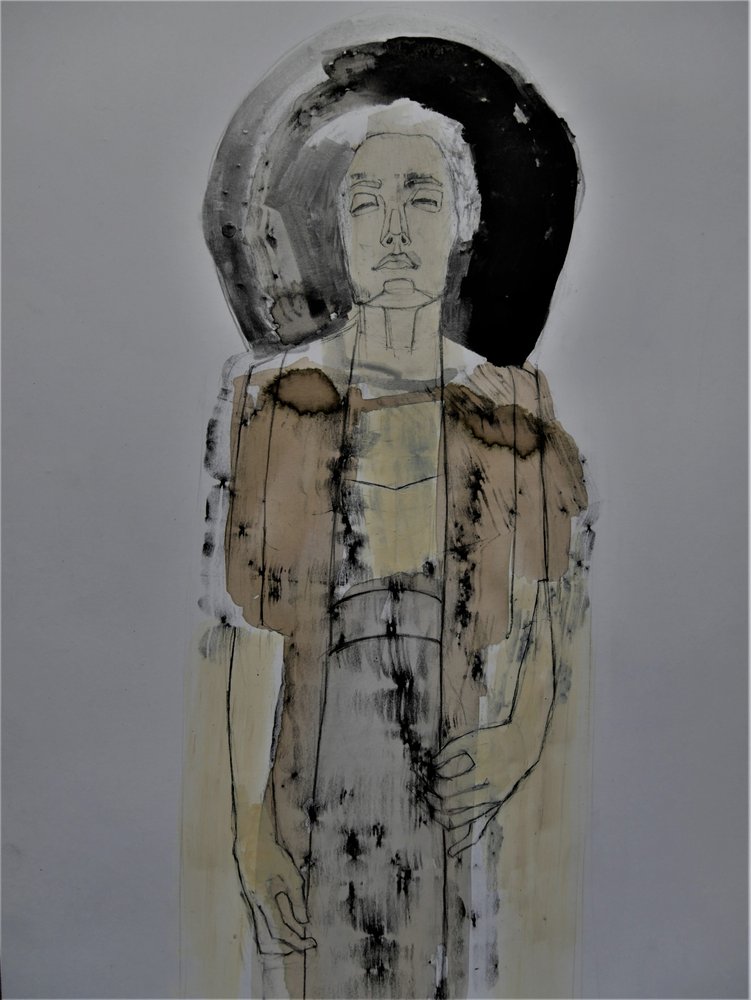 Portrait abstrait serein - Doris Schmitz