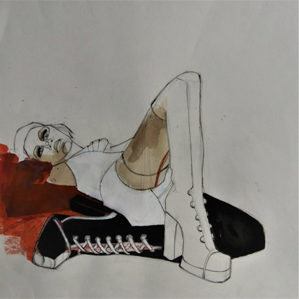 Bottes blanches pour femme élégante - Doris Schmitz
