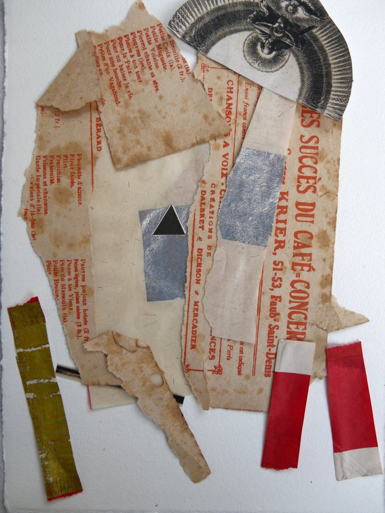 Collage de papiers anciens - Doris Schmitz