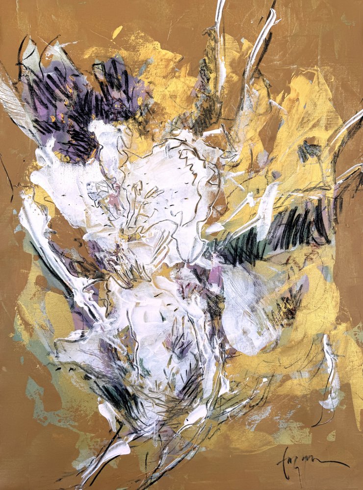 Fleur dorée en pleine floraison - Dorothy Fagan