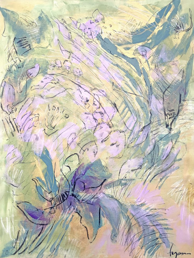 Fleurs de lavande délicates - Dorothy Fagan