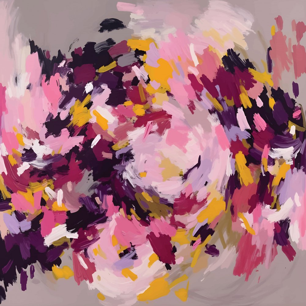 Tourbillon abstrait coloré - Edie