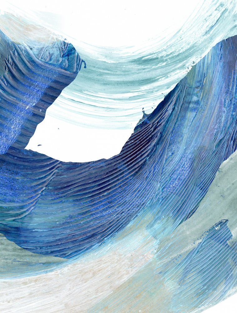Vagues bleues ondulantes - Edward Selkirk