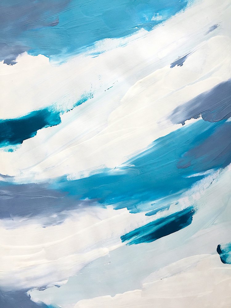 Vagues océaniques abstraites - Ejaaz Haniff