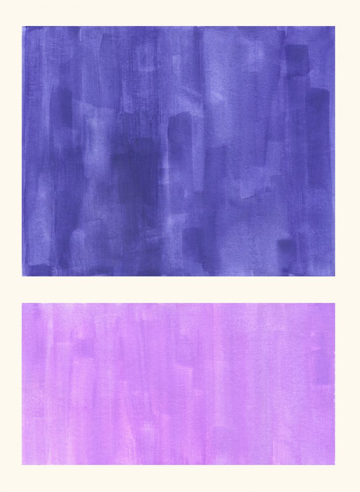 Tons violets abstraits - Ejaaz Haniff