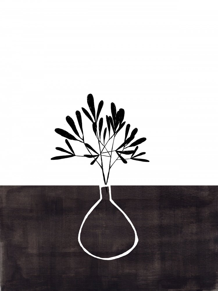 Plante enracinée (abstraite) - Ejaaz Haniff