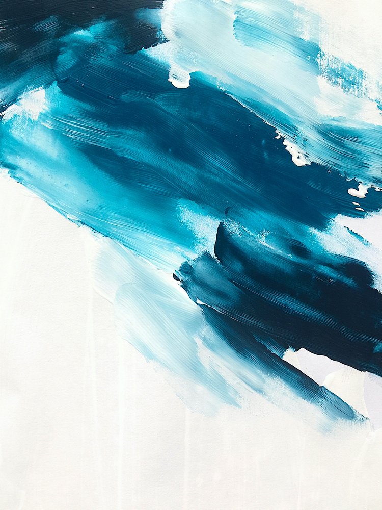 Vagues bleues dynamiques - Ejaaz Haniff