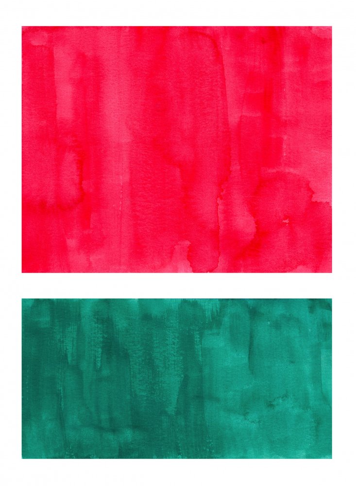 Abstrait rose vif et émeraude - Ejaaz Haniff