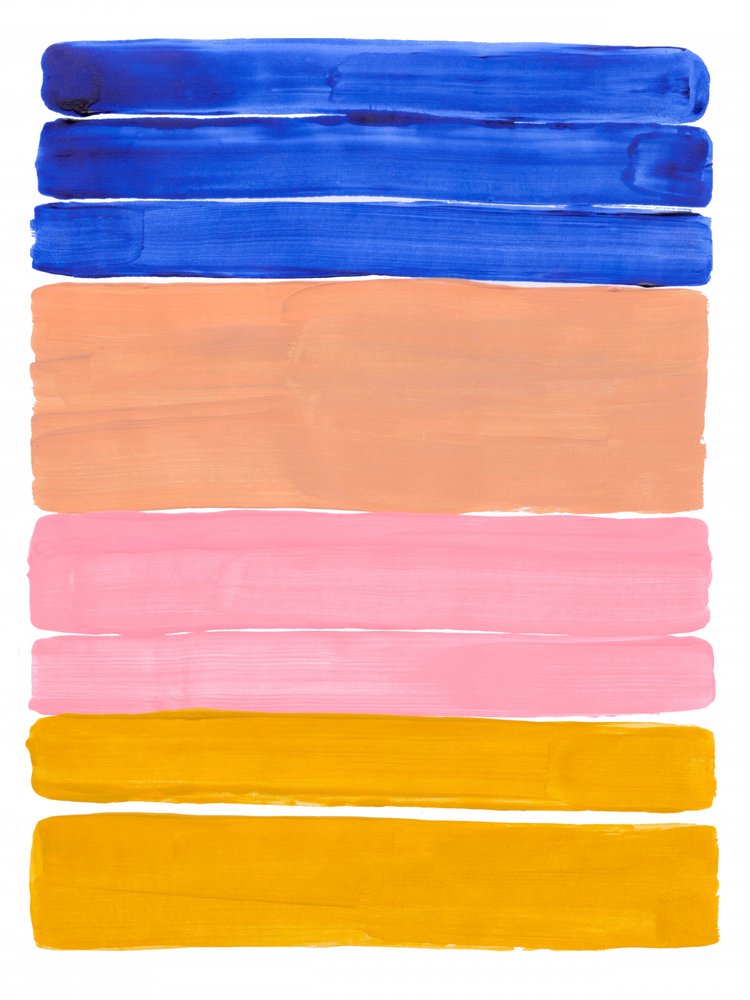 Traits de couleur superposés - Ejaaz Haniff
