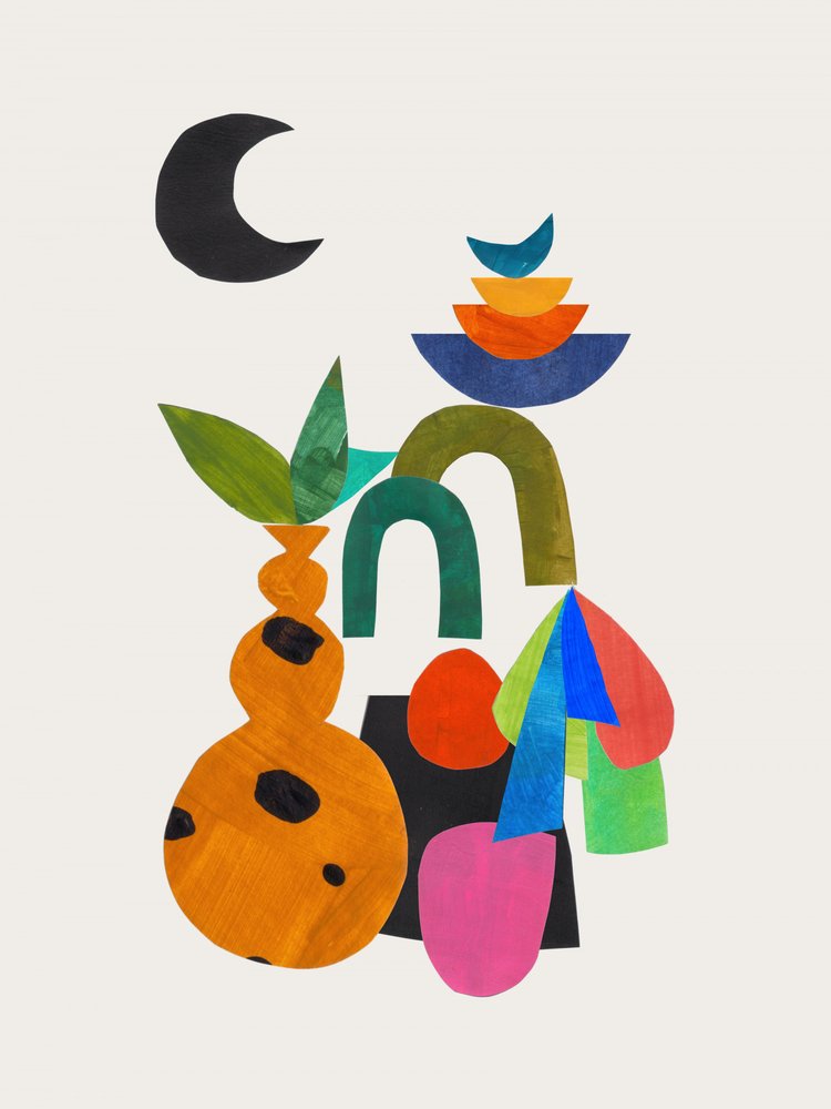 Formes lunaires abstraites et modernes - Ejaaz Haniff