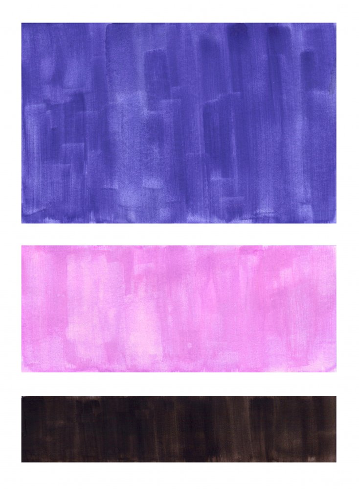 Violet, rose, marron, abstrait - Ejaaz Haniff