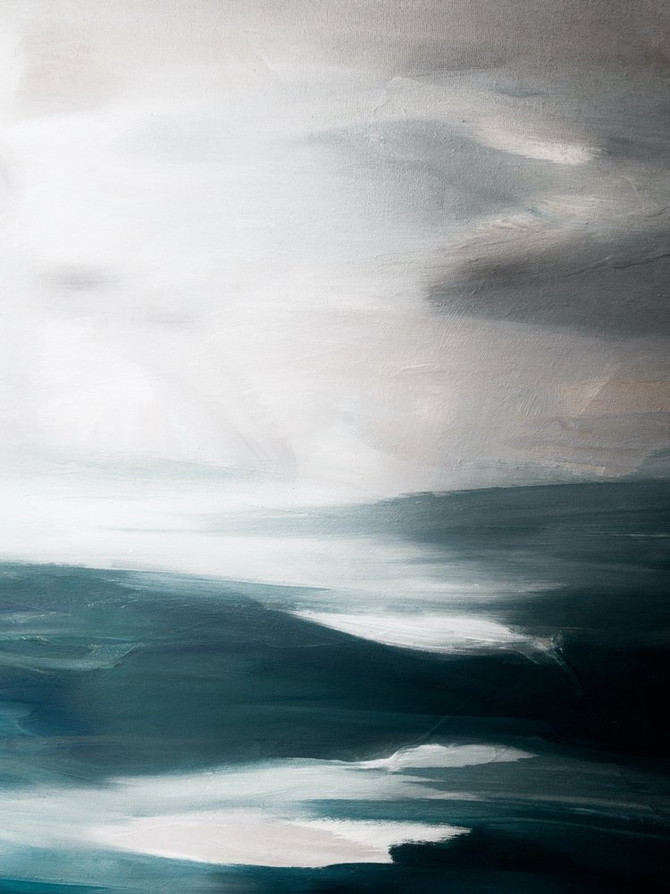 Paysage marin abstrait et serein - Ejaaz Haniff