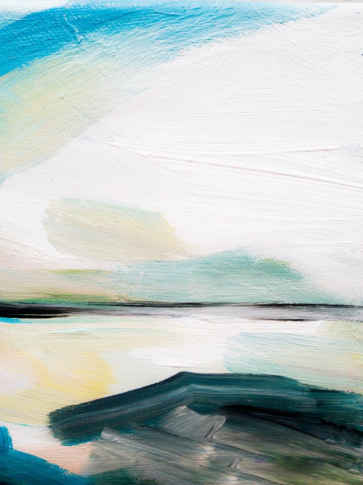 Paysage marin abstrait et serein - Ejaaz Haniff