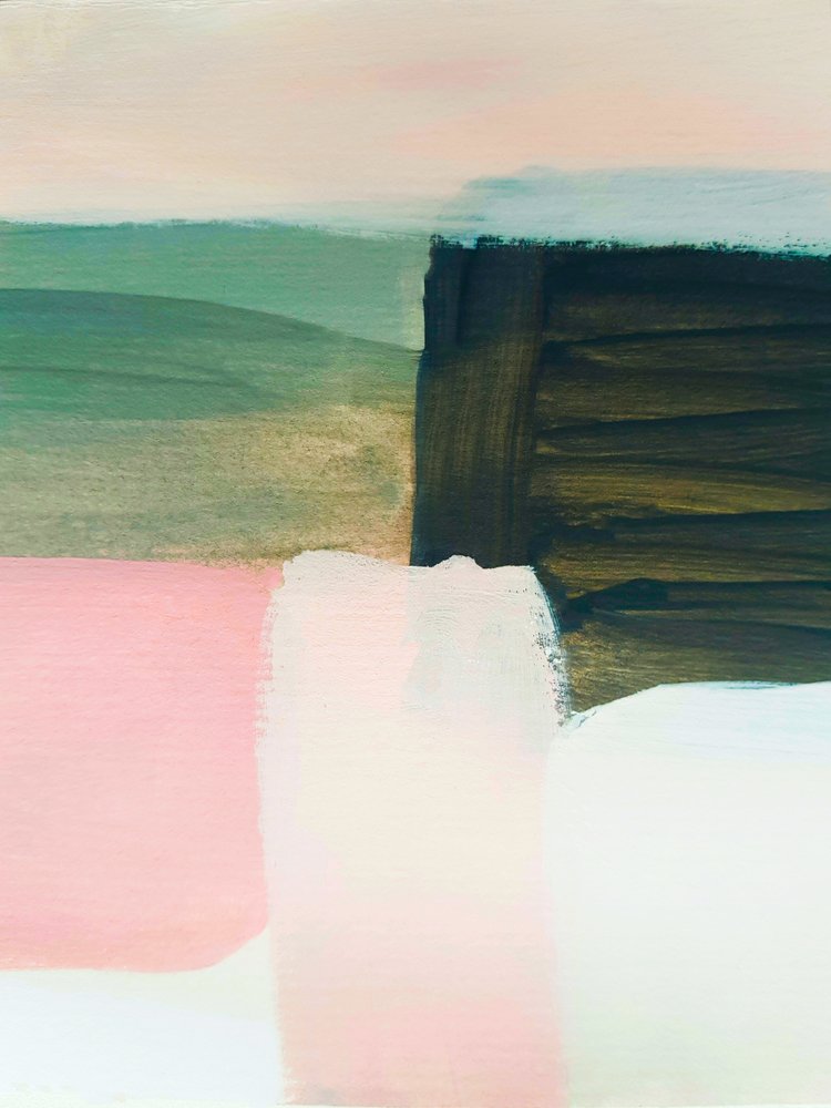 Paysage abstrait aux tons doux - Ejaaz Haniff