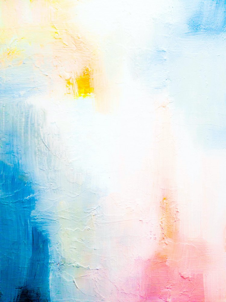 Abstrait aux pastels tendres - Ejaaz Haniff