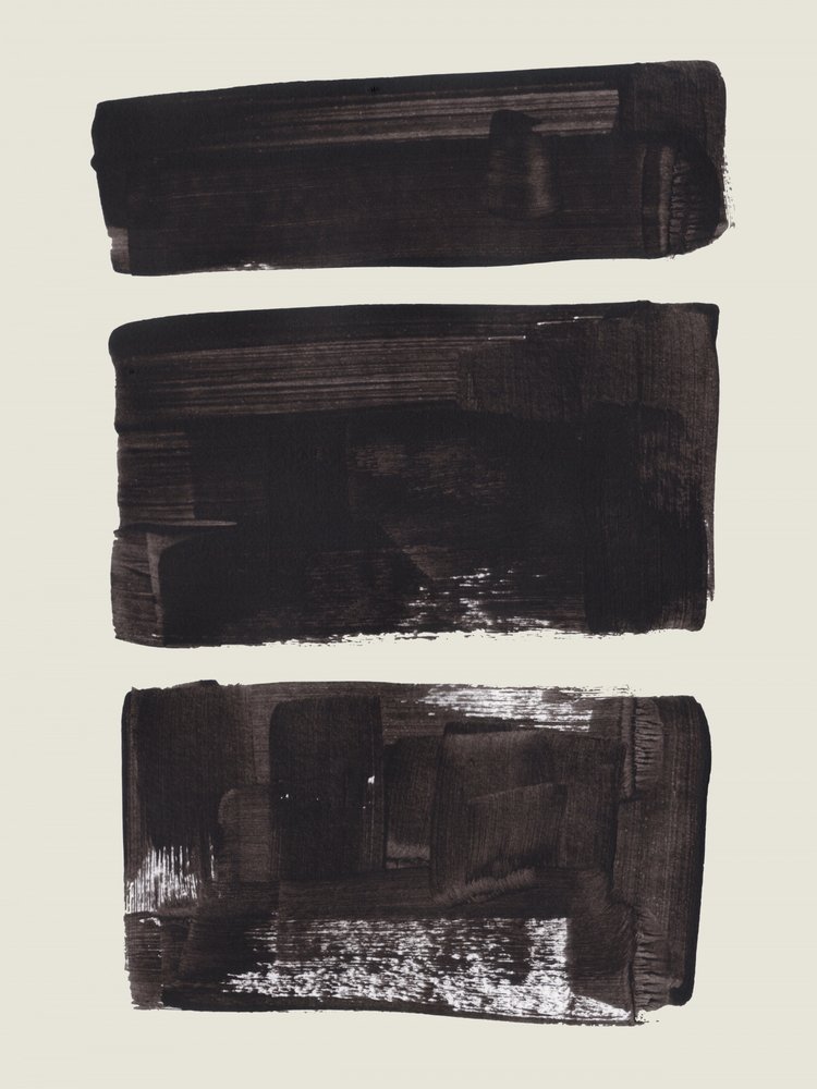 Formes abstraites sombres et texturées - Ejaaz Haniff