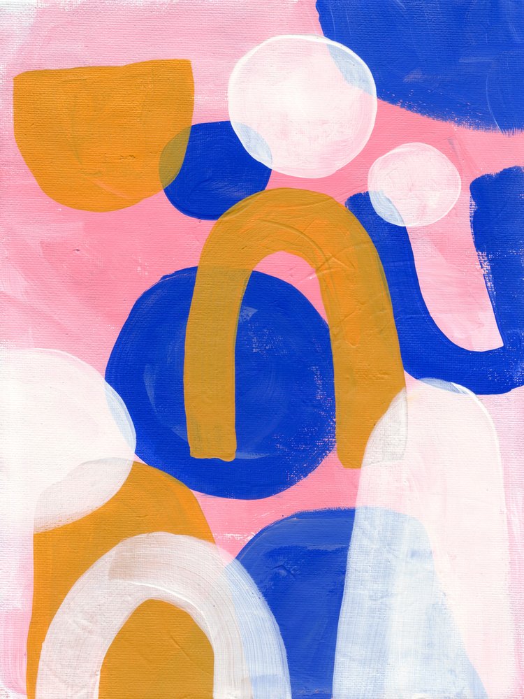 Des formes superposées aux couleurs vives - Ejaaz Haniff