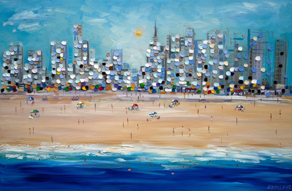 Une plage urbaine animée - Ekaterina Ermilkina