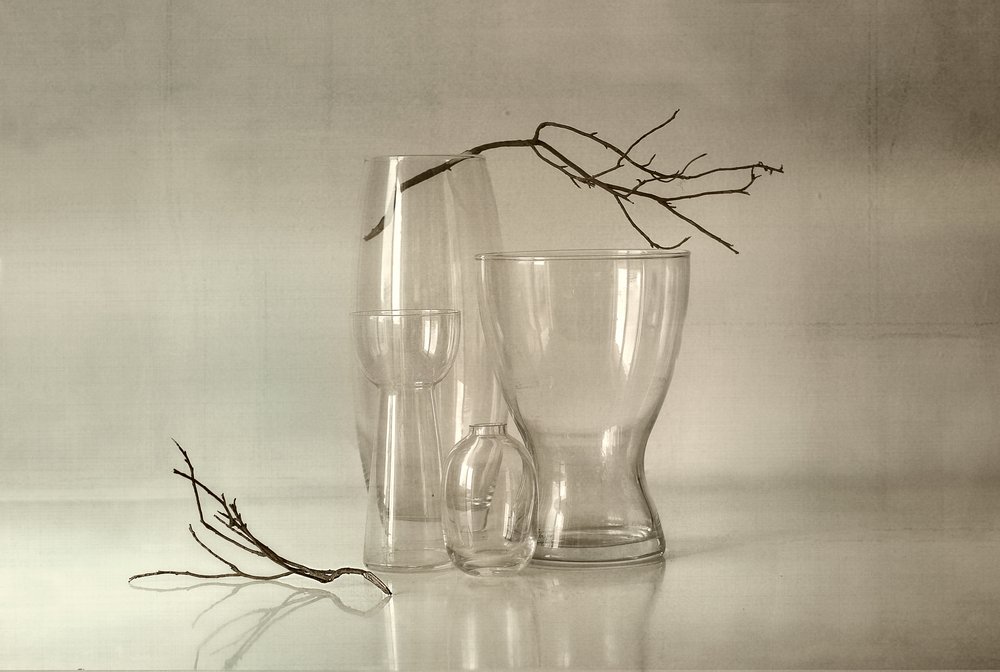 Nature morte sereine en verre - Elena Arjona