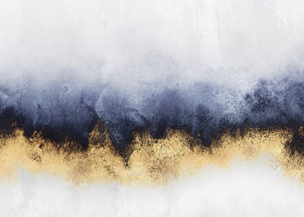 Indigo doré chatoyant - Elisabeth Fredriksson