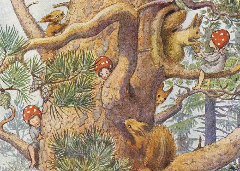 Elsa Beskow, Les enfants des lutins, 1937, L