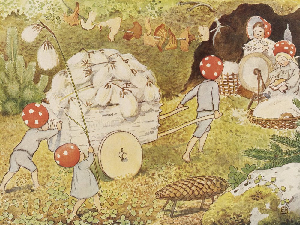 Les enfants du Père Noël, Cotton, 1937 - Elsa Beskow