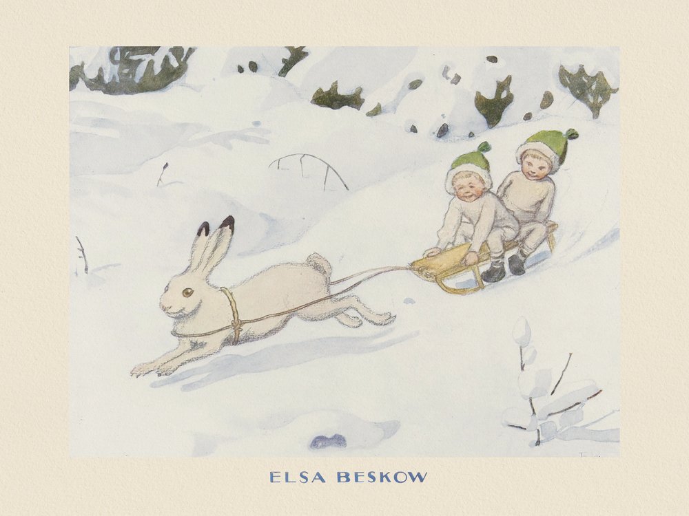 Les enfants du Père Noël : Le Lièvre des neiges - Elsa Beskow