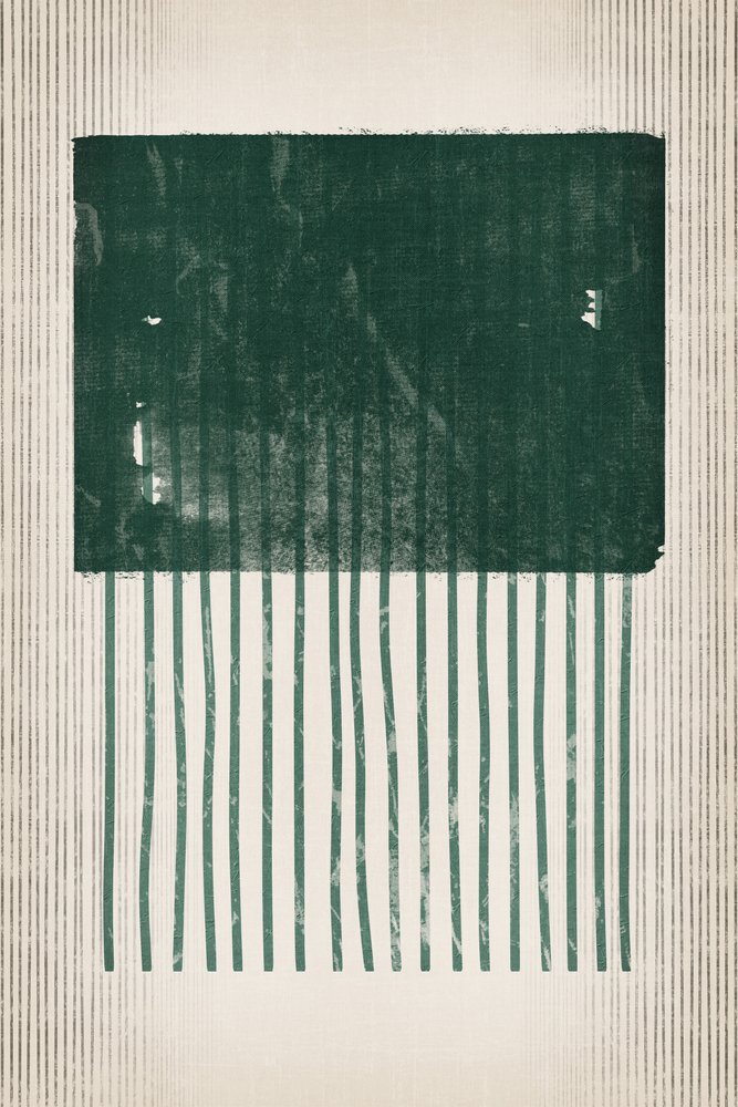 Abstrait vertical vert forêt - Ema Paraschiv