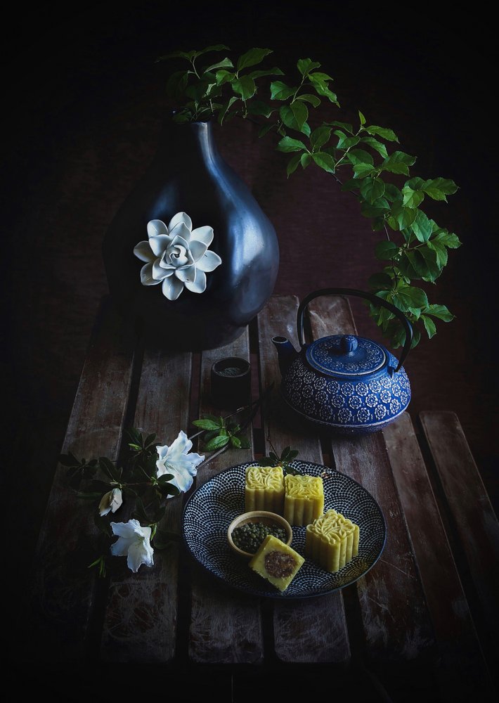 Nature morte au thé noir - Fangping Zhou