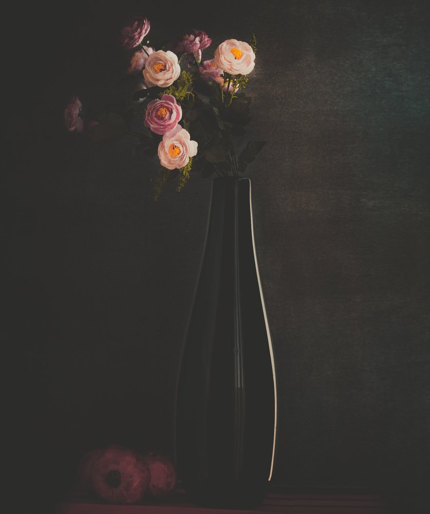 Nature morte « Moody Flowers » - Farid Kazamil