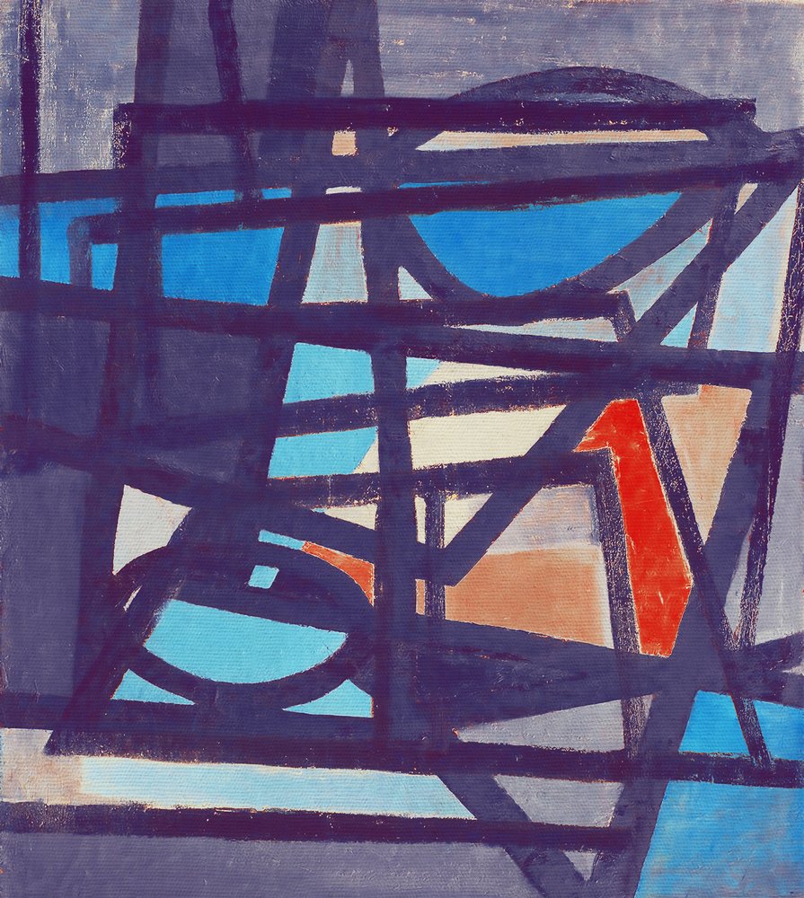 Abstrait géométrique vibrant - Fernando Vieira