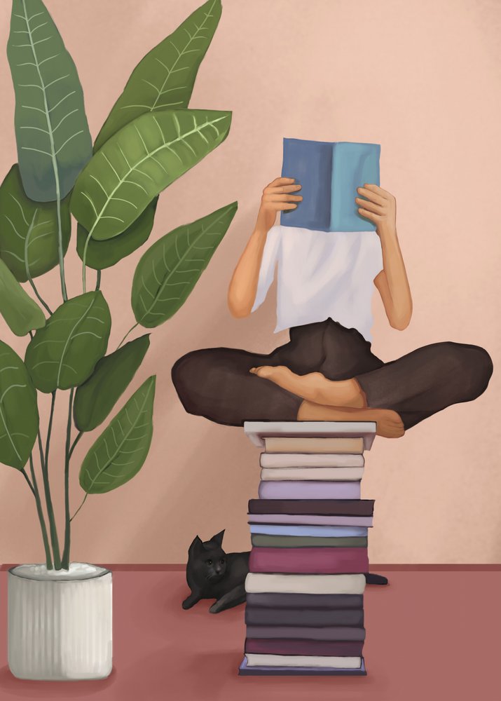 Un moment de lecture douillet - Flow Line