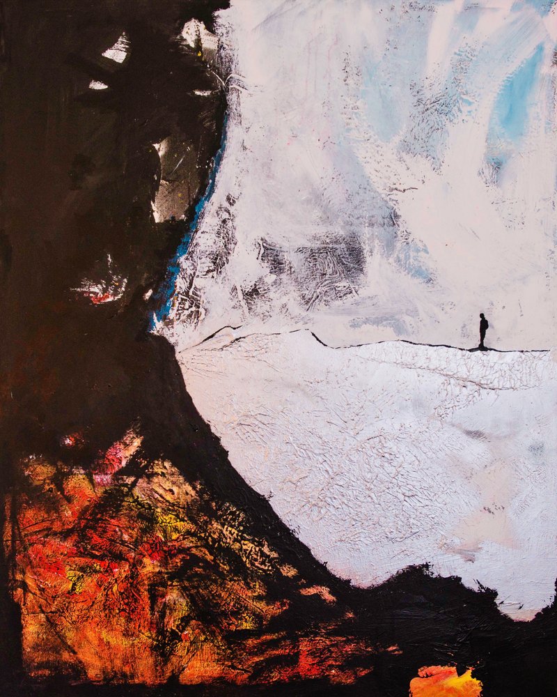 Une silhouette solitaire : un voyage abstrait - Fredrik Olsen
