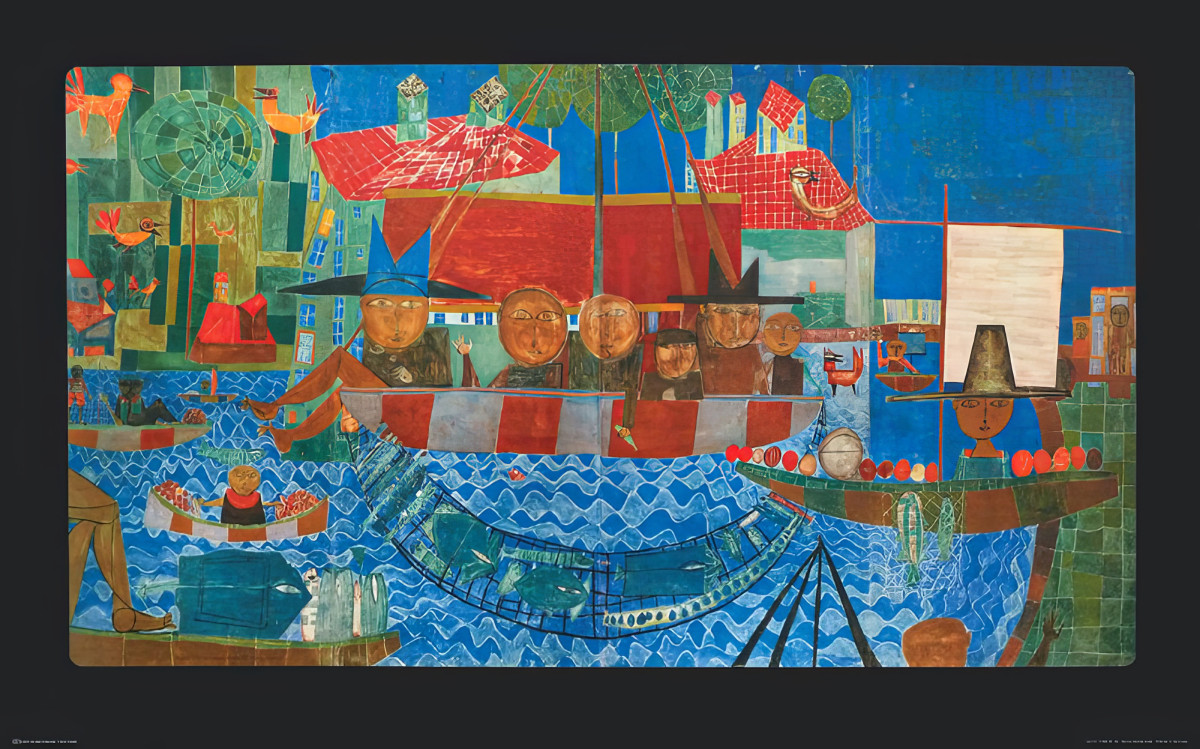 La pêche miraculeuse - Friedensreich Hundertwasser