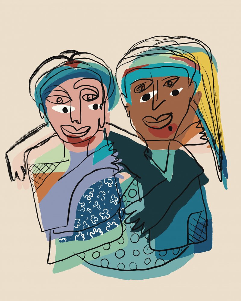 Les amis colorés s