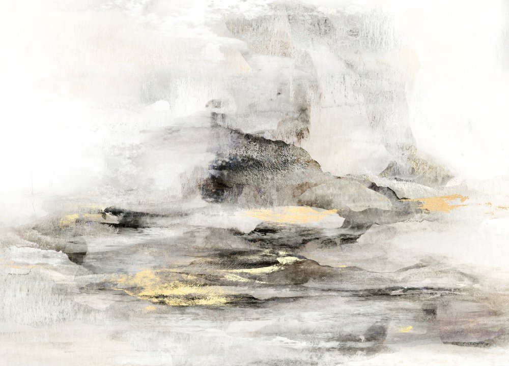 Paysage abstrait doré - Gemma Bardot