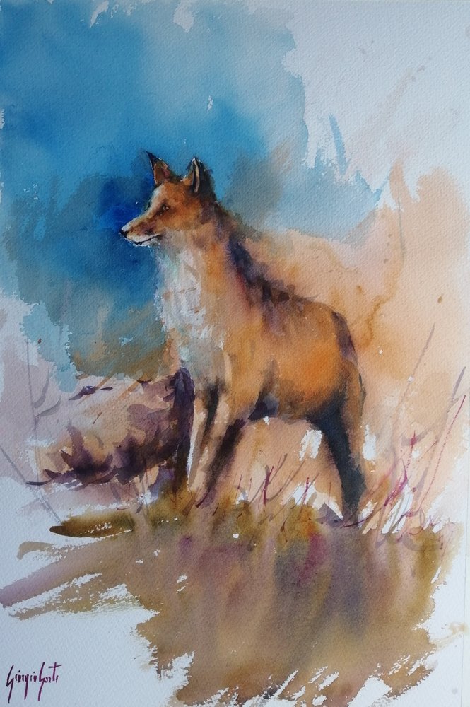 Renard sauvage serein - Giorgio Gosti