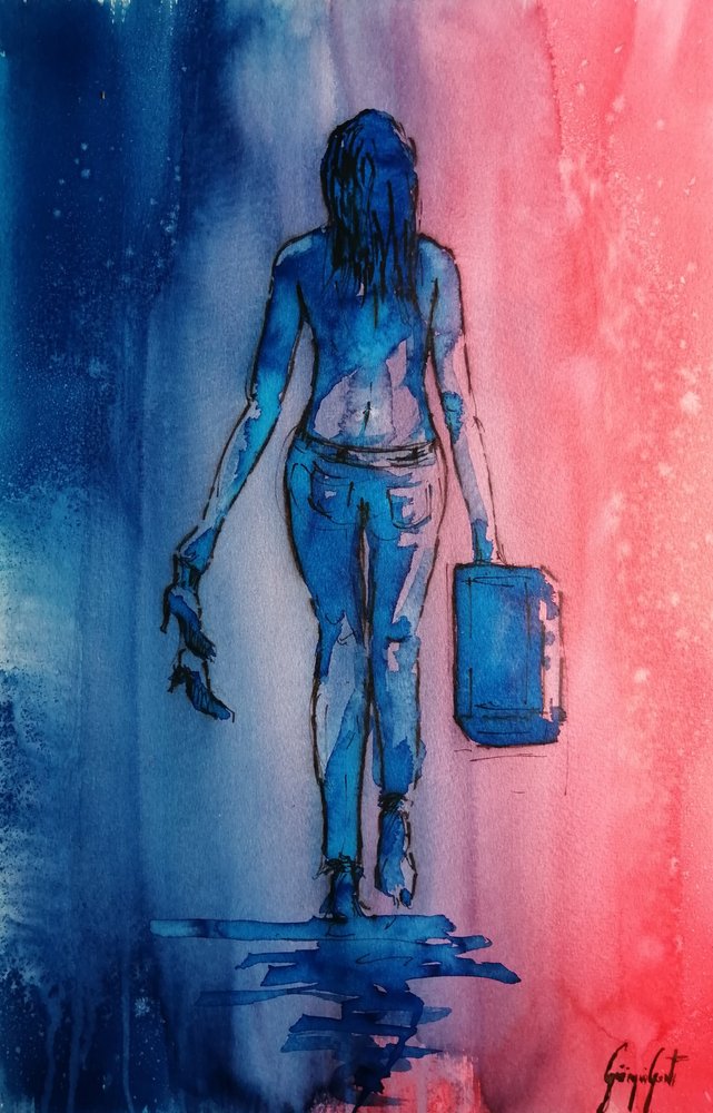 Le parcours bleu et rouge d