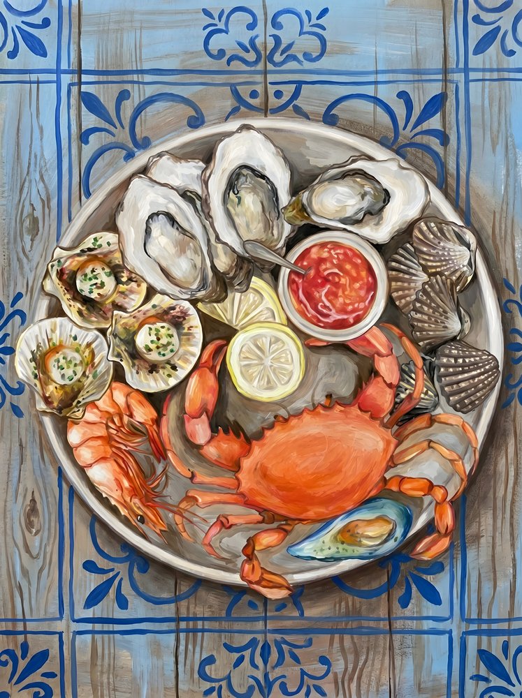 Assiette de fruits de mer frais - HUGO