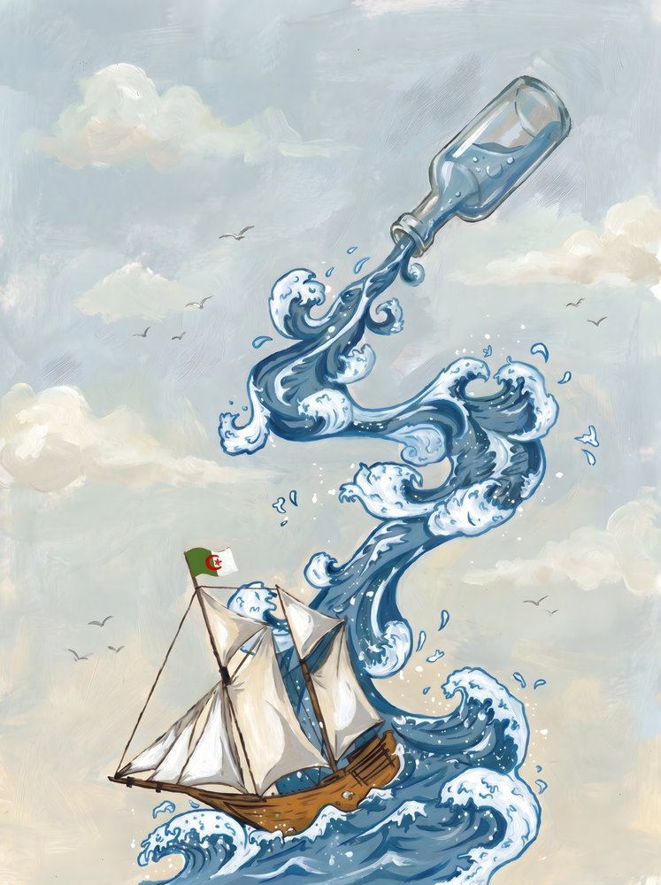 Le voyage du voilier dans la bouteille - HUGO