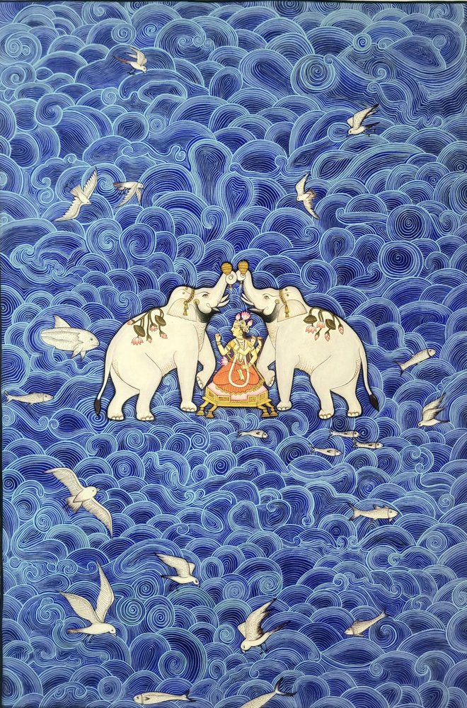 La déesse Lakshmi et les éléphants - IMAGINEERS STUDIO