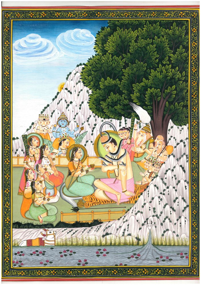 Rassemblement divin de Shiva et Parvati - IMAGINEERS STUDIO