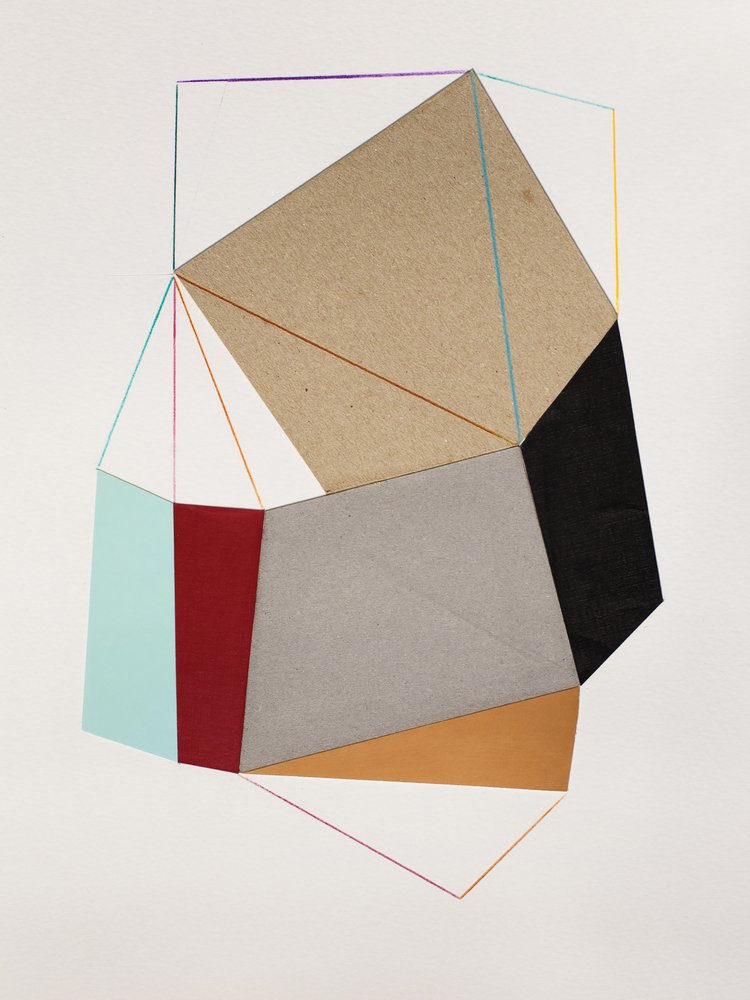 Motif géométrique coloré - Ildefonso Martín