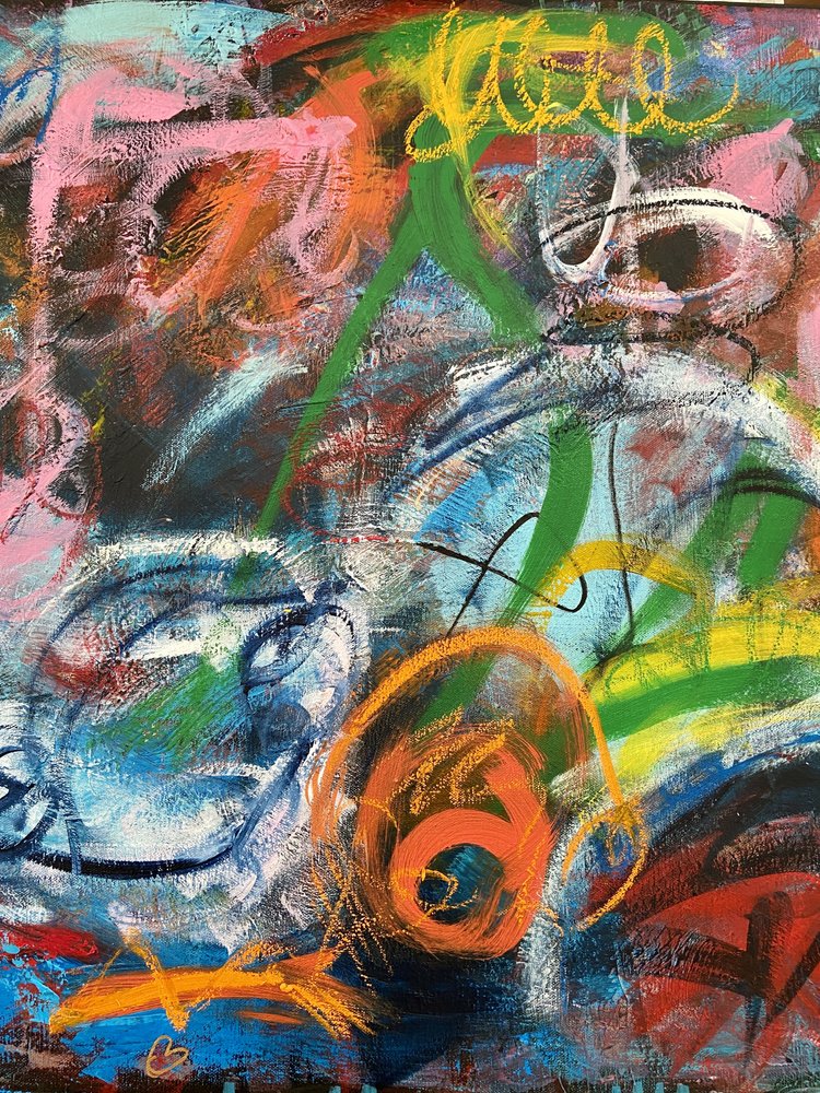 Expressionnisme abstrait coloré - Irene Chua